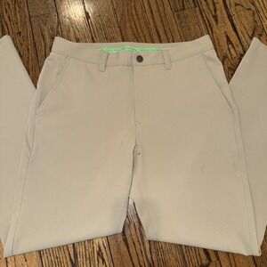 Bonobos Men's Golf Pants Size 32/31 Slim Khaki Performance Lightweight